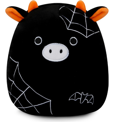 Bekrgwiy Cow Cow Fee Fince, 8in Halloween Vaca Animal De Pel