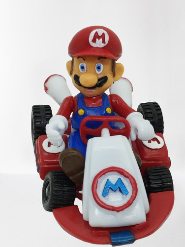 Super Mario Bros Carro Juguete Go Kart Mario Muñeco 