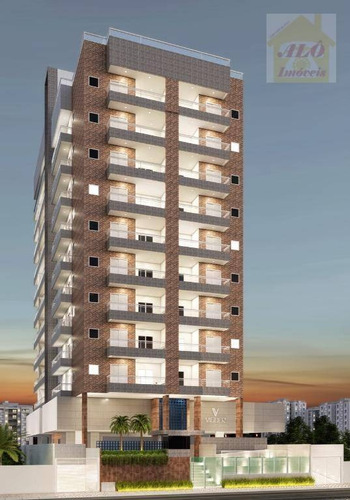 Apartamento Com 1 Dormitório À Venda, 48 M² Por R$ 251.219,15 - Vila Guilhermina - Praia Grande/sp - Ap2596