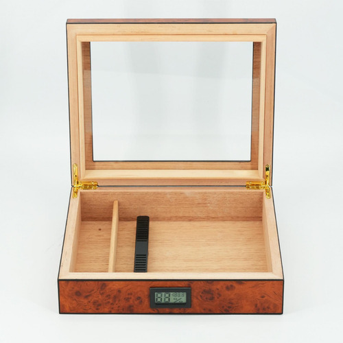 Umidificador De Cigarro De Madeira, Caixa De Armazenamento