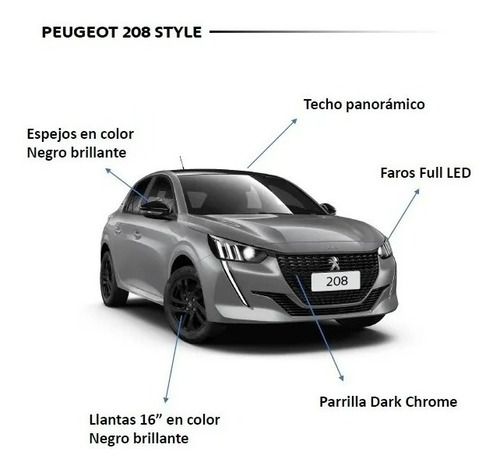 Imagen 13 de 15 de Peugeot 208 Style Tiptronic Am23 0km
