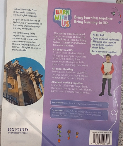 Learn With Us: 5 Class Book - Plácido Bazo, Oxford (Usado)
