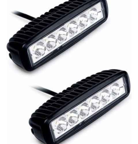 Pack 2 Focos Led 18w Barra Neblinero Auto