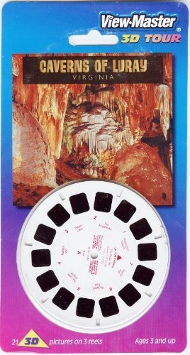 Cavernas De Luray Virginia Viewmaster 3 Set Carrete - 21 3d 