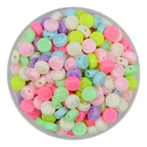 Comprar Cuentas Plasticas Infantiles Formitas Llaveros Bijou 100gr