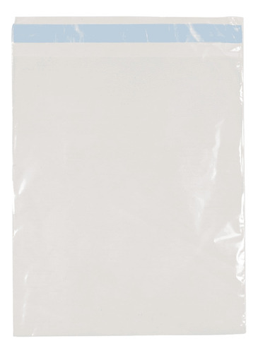 Saco Plástico Transparente 28x42cm 100un Adesivado Com Aba