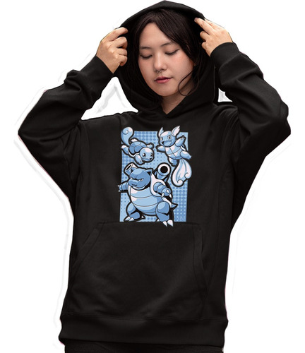 Sudadera Hoodie Squirtle Blastoise Pokebola Anime Manga #2