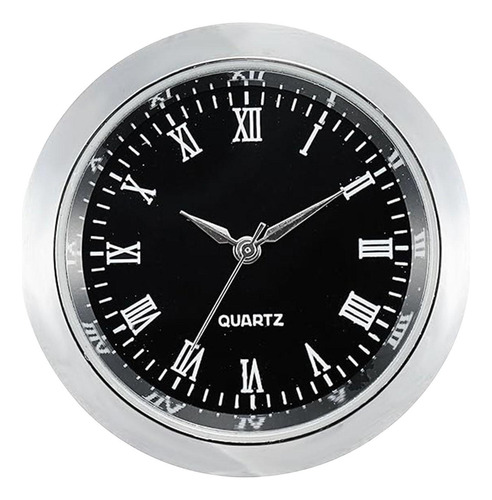 2 Inserto De Reloj Redondo, 35 Mm, Pieza Marco Plateado