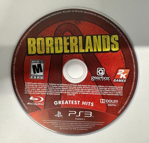 Borderlands Ps3 Mídia Física Usado