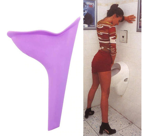 Urinario Femenino Suave Reutilizable Portátil Silicona