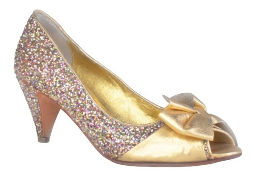 Imagen 2 de 6 de Zapatos Tacos De Cuero De Mujer - Sky Bajo - Ferraro