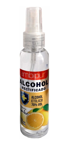 Alcohol Rectificado 70% Perfumado 125ml