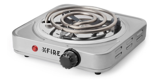 Fogareiro Elétrico Cooktop Camping Xfire 1000 Watts 1 Boca Cor Prateado 220V