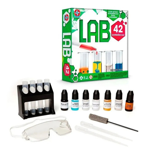 Jogo De Ciências Kit De Lab 42 Experiências Original Estrela