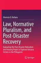 Comprar Libro Law, Normative Pluralism, And Post-disaster Recover...