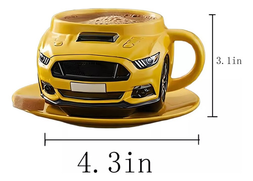 Taza De Café De Cerámica Hecha A Mano En Forma De T Con Form