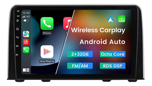 Radio Android Honda Cr-v 2016+ Carplay Oled 4k 10 PuLG. 