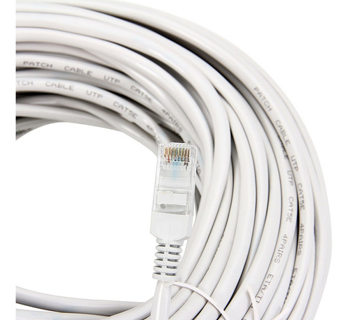 Cable De Red Internet 20 Metros Cable Red Utp Cat 5e Lan