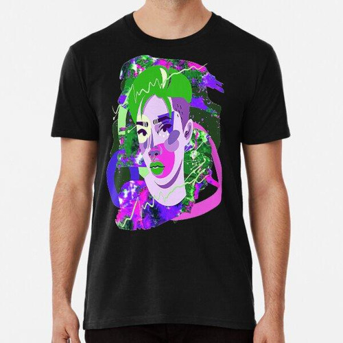 Remera Wacky Weird Graphic Psychedelic Abstract Face, Nr 5, 