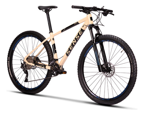 Bicicleta Mtb Aro 29 Quadro Alumínio 17' Rock Evo 23 Creme