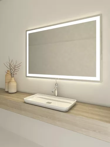 Espejo Luz Led Integrada Sistema Encendido Touch 100x120cm