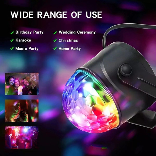 Luces De Escenario De Fiesta Con Iluminación Láser Led Rgb