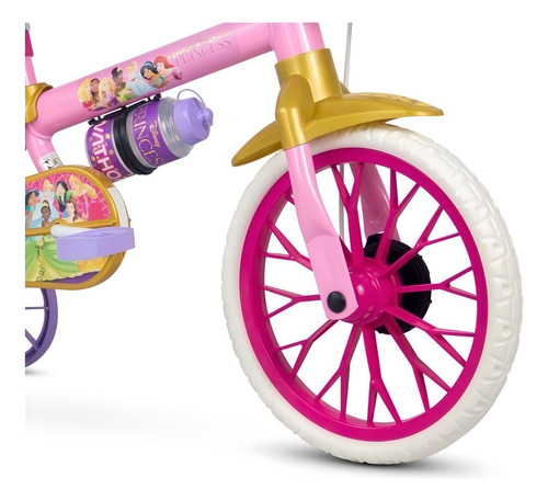 Bicicleta Nathor Aro para 12 princesas Disney