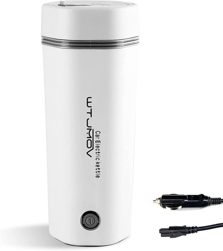 Wtjmov Hervidor Eléctrico De 12v Para Coche, Hervidor Elé...