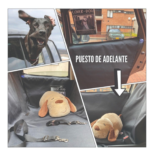 Pet Seat Cover Forro Protector Sillas Para Carro Y Puertas