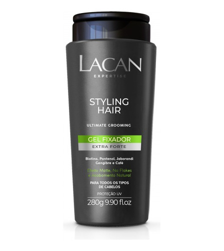 Gel Fixador Extra Forte Styling Hair 280g Lacan Ult Grooming