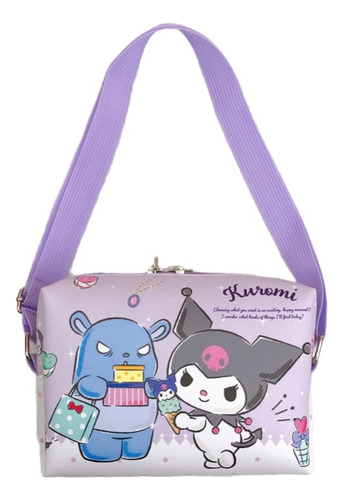 Cartera Kuromi De Hombro Para Niñas Moda Kawaii Juvenil