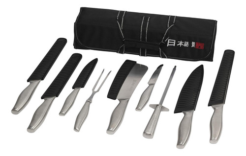 Juego De Cuchillos De Chef De Acero Inoxidable De 10 Piezas/