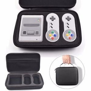 Estuche Negro Super Nintendo Classic Macrotec