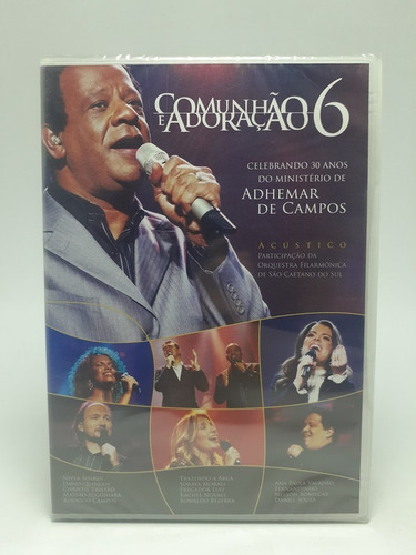 Dvd Comunhão E Adoração 6, Acústico - Original Lacrado