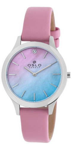 Relógio Oslo Feminino Ofbscs9t0007 Aço Rosa 18cm 3atm