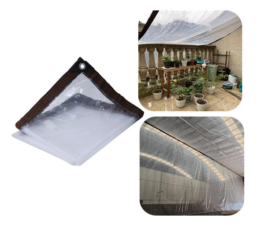 Lona Transparente Lona Transparente Com Ilhós 2mx3m