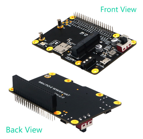 Chapéu Base 3g/4g Lte Para Módulo Raspberry Pi 4/3/2/b+