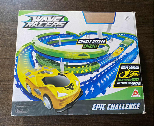 Pista Autitos Wave Racers Epic Challenge Usada