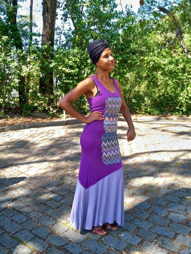 Imagem 3 de 4 de Vestido Feminino Malha Longo Vivian