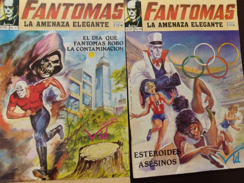 Fantomas La Amenaza Elegante Num. 41 Al 50 (Usado)