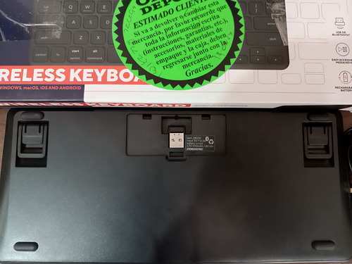 Teclado Trust Lyra Inalámbrico-bluetooth Negro (Usado)