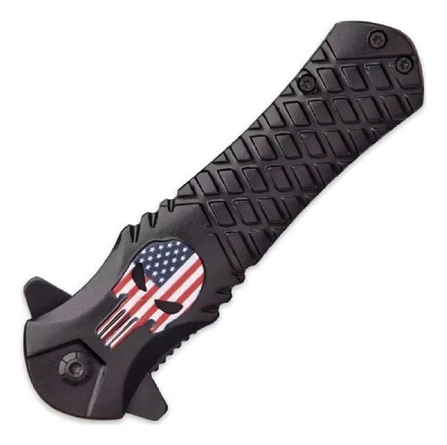 Black Legion - Canivete Usa Punisher Cor Preto