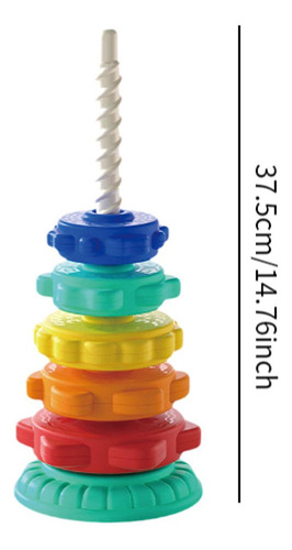 Brinquedo Empilhável Montessori Presentes 6 Camadas