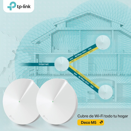 Router Tp-link Deco M5 Sistema Mesh 3 Nodos Ac1300 Dual Band