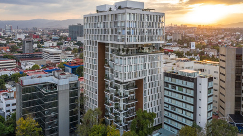 Departamento En Venta Hipódromo Condesa, Cuauhtémoc, Cdmx. Sky Bar Con Área Lounge, Vm100