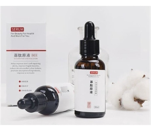 Imagen 2 de 5 de Suero Facial Oligopéptido Six Péptidos Reparador Luxury 30ml