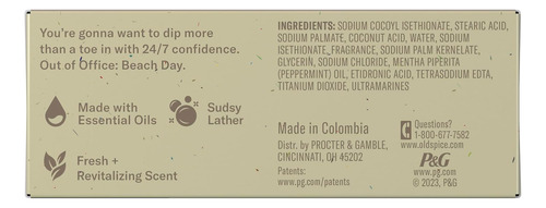 Jabón En Barra Old Spice Para Hombre, Seas The Day Eucalyptu