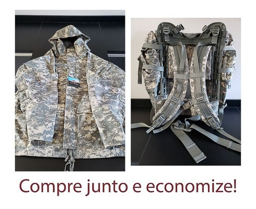 Mochila Us Army Molle Ii Grande + Parka Goretex 8 Bolsos