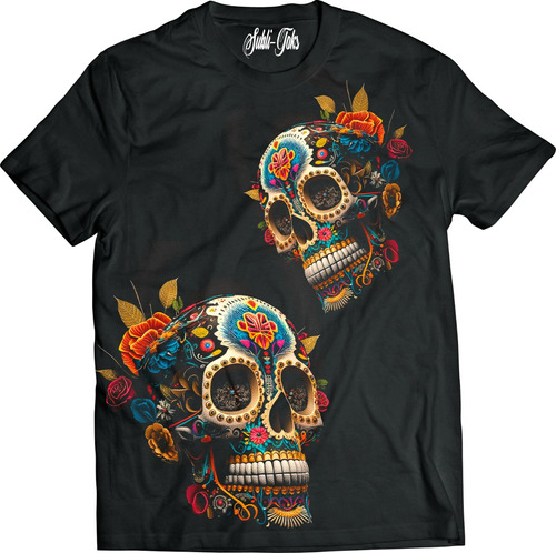 Playera Calavera Dia De Muertos Halloween