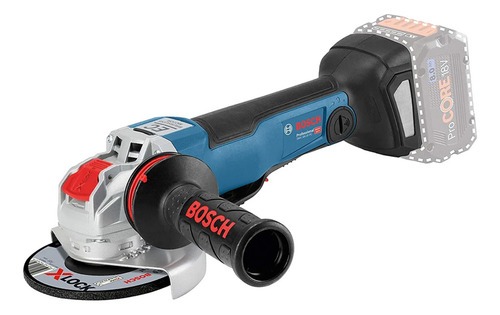 Amoladora Angular 4 1/2 X-lock Baretool Bosch Gwx 18v-10 Pc